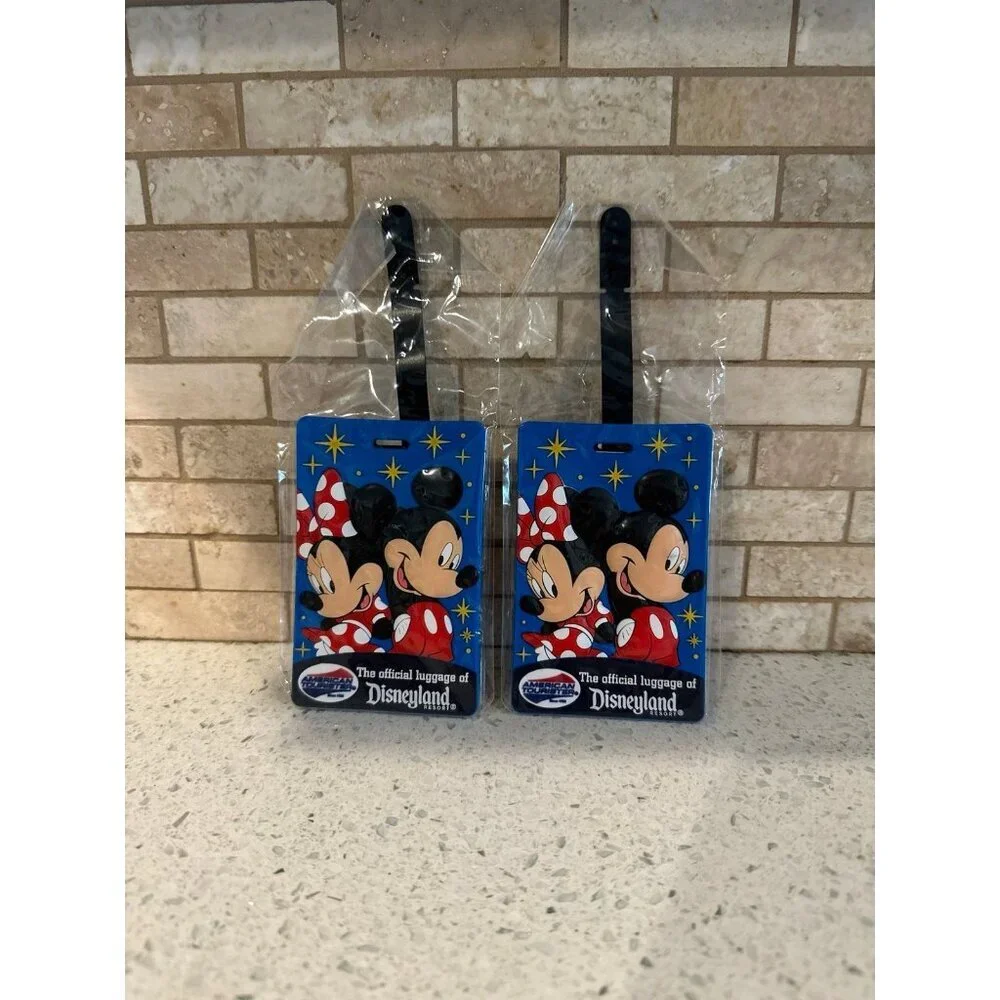 Disney‎ Luggage Tag Mickey & Minnie nwt bundle